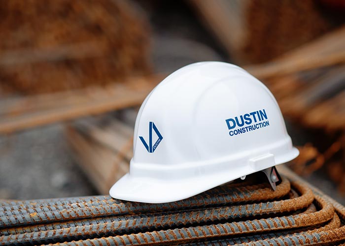 Dustin Construction Hard Hat